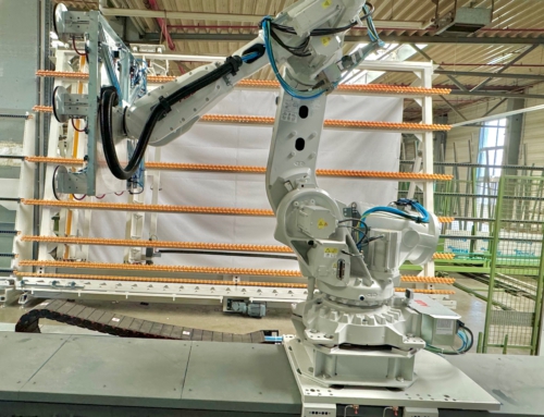 Inbetriebnahme eines Verglasungsroboters mit Glassortieranlage